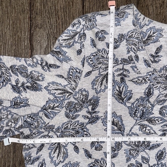 Pure Jill J Jill Kalamkari Print Knit Top 100% Organic Cotton - Picture 11 of 13